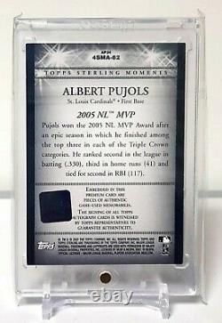 1/1 Albert Pujols 2007 Topps Sterling 4 Pieces Game Used Auto Autograph 10/10 SP