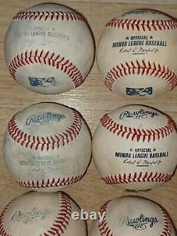 12 Official Rawlings Minor League Balls MiLB Baseballs Game Used Balls