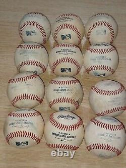 12 Official Rawlings Minor League Balls MiLB Baseballs Game Used Balls