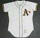 1983 Luis Quinones Oakland Athletics Game Used Worn Mlb Baseball Jersey A's