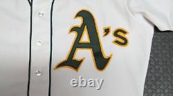 1983 Luis Quinones Oakland Athletics Game Used Worn MLB Baseball Jersey A's
