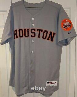 2002 Stretch Suba Houston Astros game used Turn Back the Clock (to 1970) jersey