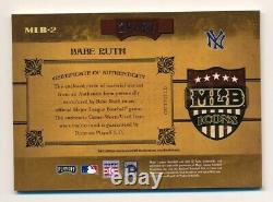 2004 Prime Cuts BABE RUTH Game Used Jersey MLB ICONS #35/50