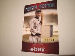 2004 Ty Cobb Career Legends Pin Stripe Game Used /24 Rare