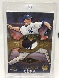 2005 SP Game Used ROGER CLEMENS HOF 1999 World Series Patch 1/50 Yankees