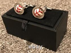 2007 Boston RED SOX Fenway Park ORTIZ GAME USED WORLD SERIES Ball Cufflinks COA