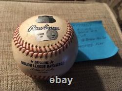 2008 ALDS Game #3 L. A. Angels @ Boston Game Used MLB Authenticated Ball