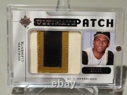 2009 Roberto Clemente Ultimate Collection Jumbo Game Used Prime Patch Sp/35 Rare