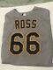 2011 Oakland Athletics Tyson Ross #66 Game Used Grey Jersey Mlb Authentication