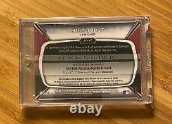 2012 Topps Bowman Platinum Autograph Relic Game-Used MIKE TROUT Rookie Auto