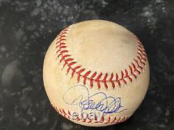2013 Derek Jeter Game Used Autograph Ball Must Read 100% Genuine Yankees Star