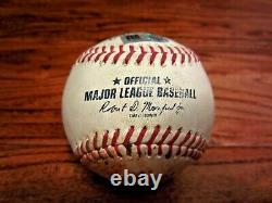 2015 Opening Day Game Used Baseball 4/6/2015 Astros vs Indians Keuchel Logo MLB