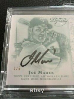 2015 Topps Dynasty Joe Mauer Game Used Patch Auto Autograph /5 eBay 1/1 Twins SP