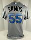 2016 Texas Rangers Cesar Ramos #55 Game Used Grey Fathers Day Jersey Dp01165