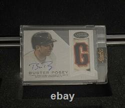 2016 Topps Dynasty Game Used Jersey Auto Buster Posey 1/5 Rare G Giants Logo