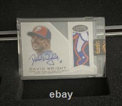 2016 Topps Dynasty Game Used Jersey Auto David Wright 2/5 Rare Mr Mets Leg Patch