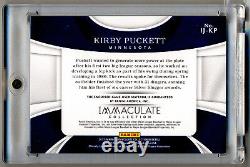 2017 Immaculate Collection KIRBY PUCKETT Game Used Jersey LOGO Patch 1/1 AMAZING