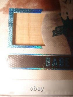 2017 Panini BABE RUTH Card with Game Used Jersey with Stripe & Bat 2/3 DKM-BR