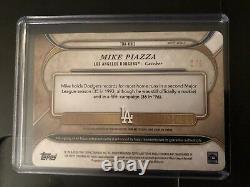 2017 Topps Triple Threads WHITE WHALE Mike Piazza 1/1 Auto Game Used Patch