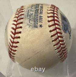 2018 Eovaldi Rangers 5 Pitch Red Sox Astros Alcs Game Used Baseball 3 100 Mph