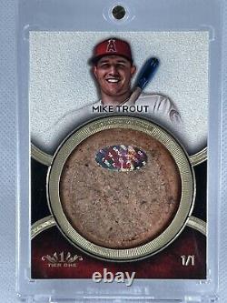 2018 Topps Tier One Mike Trout Game-Used Bat Knob 1/1