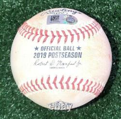 2019 ALCS Game 1 Zack Greinke Yankees vs. Astros Game Used Baseball 10/12/2019