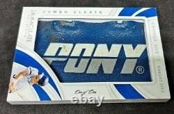 2019 Immaculate Jumbo Cleats George Brett GAME-USED PONY LOGO PATCH TRUE 1/1