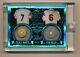 2019 Leaf Pearl Mickey Mantle Stan Musial Dual Game Used Button #2/2
