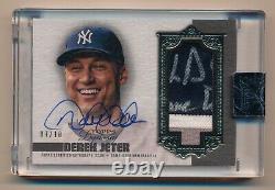 2019 Topps Dynasty DEREK JETER Encased Game Used Patch Auto #7/10