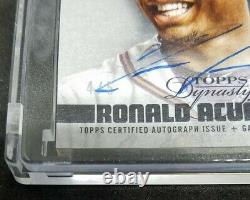2019 Topps Dynasty Patch Auto Ronald Acuna Jr. 5 CLR GAME-USED PATCH/AUTO SSP/5