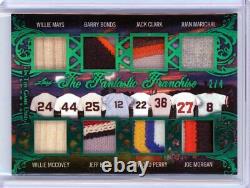 2020 Leaf In the Game Used Mays Bonds Marichal Kent 8 Bat Patch Relic /4 #TFF-11