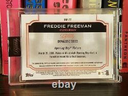 2020 Topps Dynasty Freddie Freeman Braves NL MVP Game-Used Patch Auto #10/10