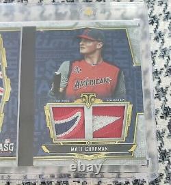 2020 Topps Triple Threads Matt Chapman All-Star Game Game Used Patch Book 1/1