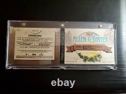 2021 Allen & Ginter CODY BELLINGER/COREY SEAGER Dual Game Used AUTO Book/10