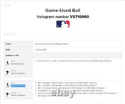 2021 Fernando Tatis Jr Game Used Career Walk #84 Jake Cronenworth #42 Baseball