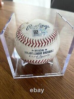 2021 Game Used Baseball MOOKIE BETTS SINGLE Dodgers 8/6/21 MLB Authentication