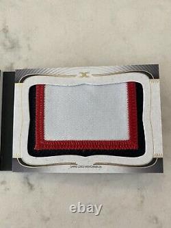 2021 Topps Definitive Juan Soto Auto 3 Color Game Used Patch Booklet #ed 2/5