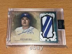 2021 Topps Dynasty Silver Autograph Auto Game Used Patch #HJR5 Hyun-Jin Ryu 2/5