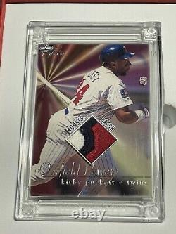 2022 Jersey Fusion Kirby Puckett Game Used Swatch Twins 4/5