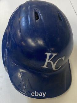 2022 Kansas City Royals Carlos Santana Game Used Batting Helmet MLB Certified