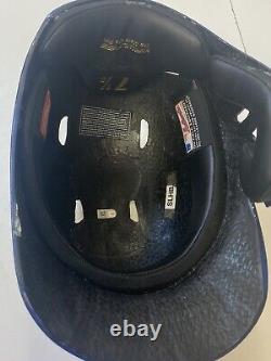 2022 Kansas City Royals Carlos Santana Game Used Batting Helmet MLB Certified