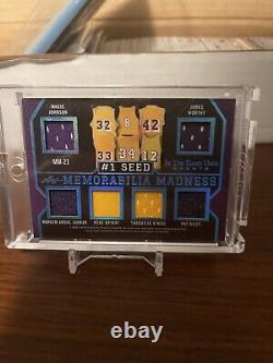2022 Leaf In The Game Used Sports Ruth Jeter Mantle Kobe +6 #3/4 RUTH JERSEY #