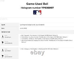 2022 MLB Authenticated Game Used Albert Pujols Baseball (vary rare!)