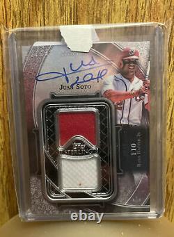 2022 TOPPS STERLING Juan Soto AUTO AUTOGRAPH game used patch /25