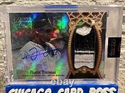 2022 Topps Dynasty Frank Thomas White Sox HOF Game-Used Patch Auto 1/5 On Card