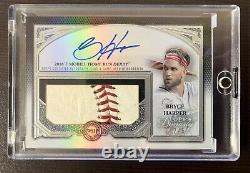 2023 Topps Dynasty Bryce Harper Game Used Baseball Patch Auto /5? Sharp