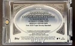 2023 Topps Dynasty Bryce Harper Game Used Baseball Patch Auto /5? Sharp