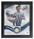 Aaron Judge Yankees Framed 62 Hr's 15 X 17 Game Used Baseball Collage Le 50