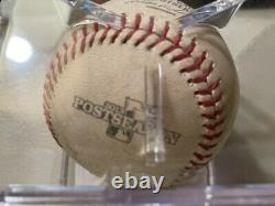 ALCS Game Used Baseball Oct. 15, 2013 Boston Red Sox & Detroit Tigers-Game 3