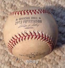 ALCS Playoff GAME USED BASEBALL 2013 Boston Red Sox World Series Detroit Tigers